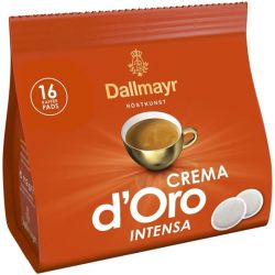 DALLMAYR CREMA D'ORO INTENSA - 16БР ПАДОВЕ ЗА SENSEO КАФЕ МАШИНА