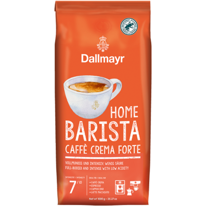 DALLMAYR HOME BARISTA CAFFE CREMA FORTE - КАФЕ НА ЗЪРНА 1 КГ.