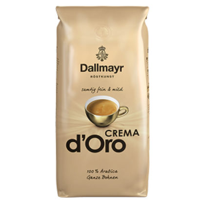 DALLMAYR CREMA D'ORO -  КАФЕ НА ЗЪРНА 0,5 кг.