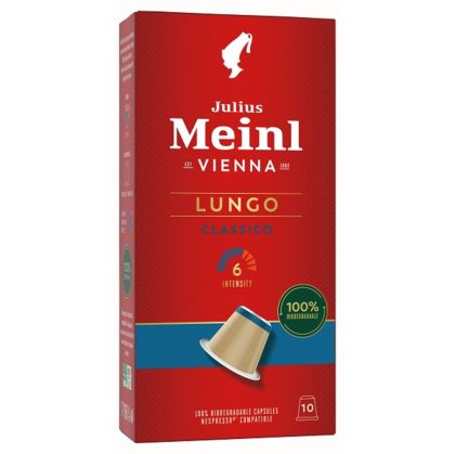 JULIUS MEINL LUNGO CLASSICO - 10 NESPRESSO СЪВМЕСТИМИ КАПСУЛИ