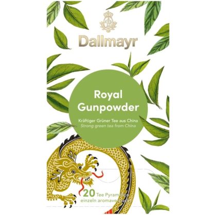 Dallmayr Зелен чай Gunpowder - 20 сашета в кутия