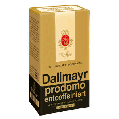 Dallmayr Prodomo - безкофеиново мляно кафе - 500 г.