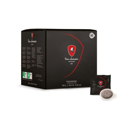 Tonino Lamborghini Coffee - 50 Espresso Pods (E.S.E) 