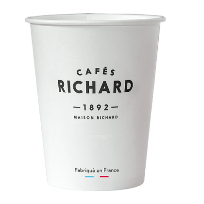 Картонени чаши за кафе Cafes Richard - 300 мл. - 50 бр.