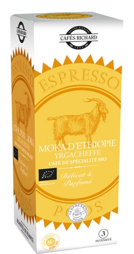 CAFÉS RICHARD MOKA D'ETHIOPIE - 25 МОНО ДОЗИ