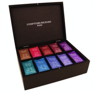 Coffret Thés Comptoirs Richard - Подаръчен комплект от 100бр сашета зелен и черен чай