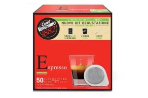 Vergnano Espresso - Дегустационен комплект 50 бр. моно дози, чашки, захар и бъркалки