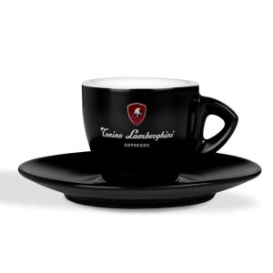 КОМПЛЕКТ ОТ 6 ЧАШИ TONINO LAMBORGHINI ЗА ЕСПРЕСО - ЦВЯТ ЧЕРЕН МАТ